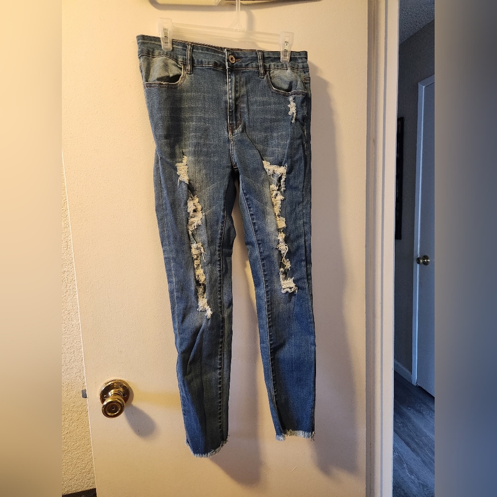 Size 13 High-rise ankle jeggings